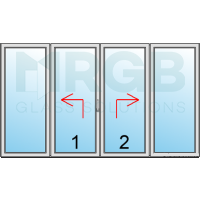 Load image into Gallery viewer, MB77 HS HI Lift and Glide  4 part Patio doors trade prices - mrgb-solutions