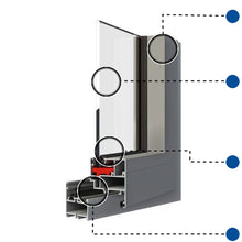 Load image into Gallery viewer, MB45 windows slim line internal-external frames trade prices - mrgb-solutions
